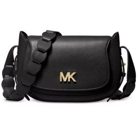 michael kors jolene saddle bag|Michael Kors crossbody bag black.